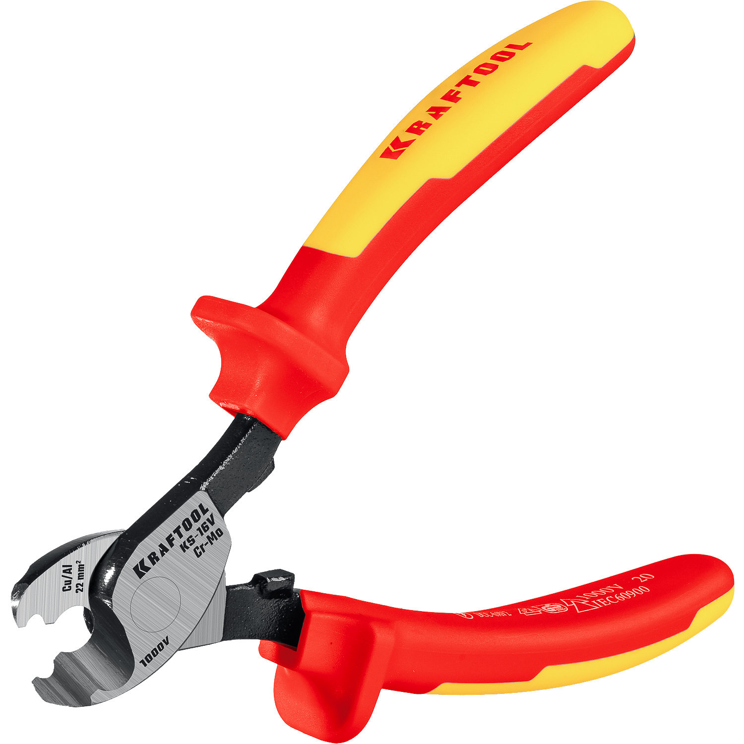 KRAFTOOL KS-16V, 1000 В, d 9мм, 160мм, диэлектрический кабелерез (23333-16V) — фото 4