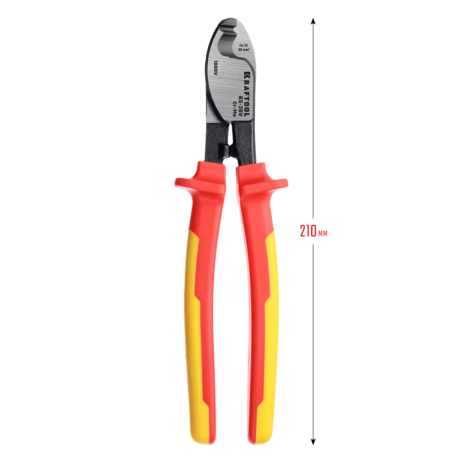KRAFTOOL KS-20V, 1000 В, d 11мм, 200мм, диэлектрический кабелерез (23333-20V) — фото 6