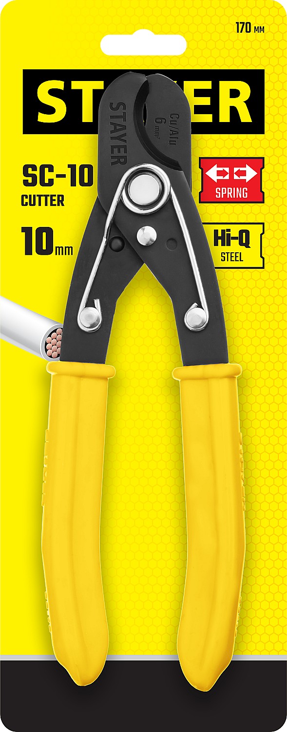 STAYER SC-17, d 10 мм, 170 мм, кабелерез (23337-17) — фото 6