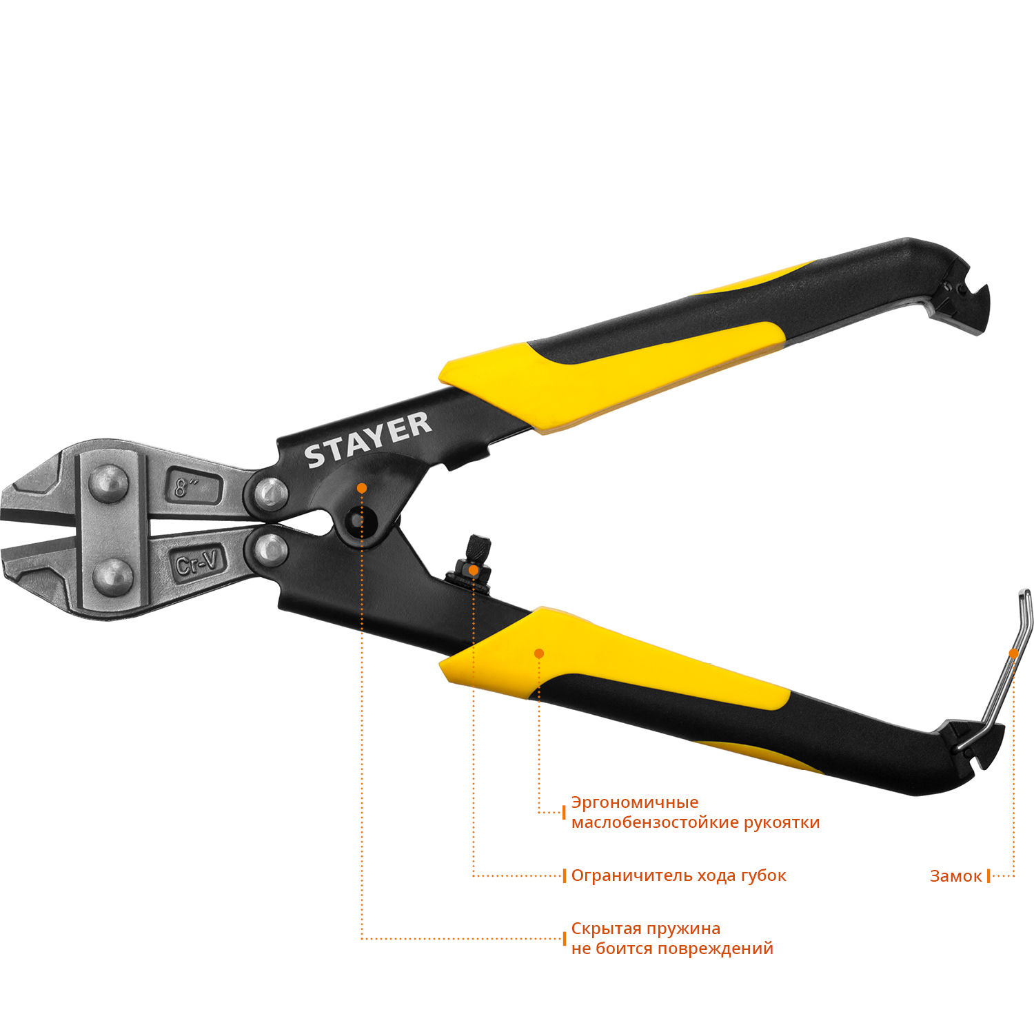 STAYER Hercules Forge, 200 мм, компактный болторез (2333) — фото 3