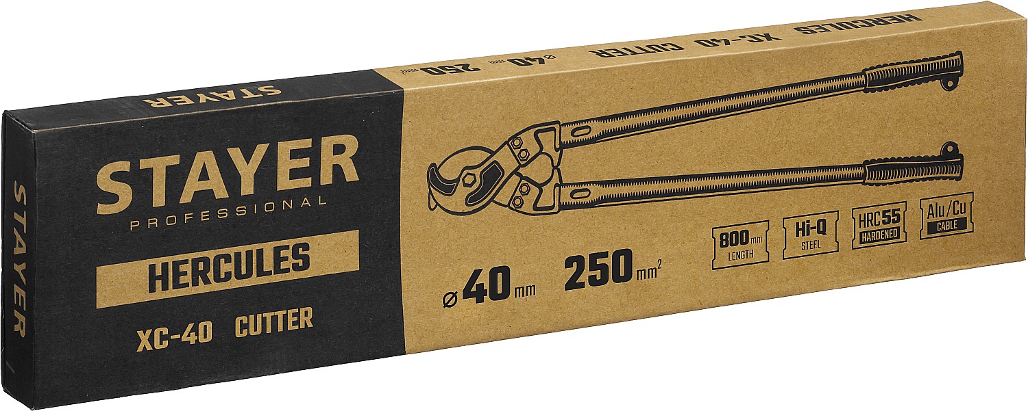 STAYER Hercules XC-40, d 40 мм, кабелерез, Professional (2334-80) — фото 5