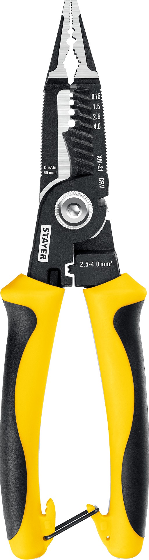 STAYER HERCULES XM-21, 4в1 электромонтажные клещи (23342-21) — фото 9