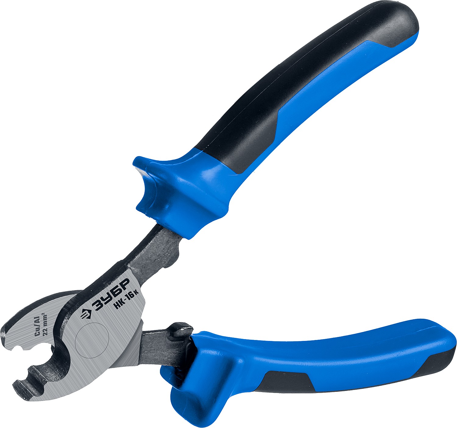 ЗУБР НК-16K, d 9 мм, 165 мм, 2-к рукоятки, кабелерез, Профессионал (23344-16) — фото 2