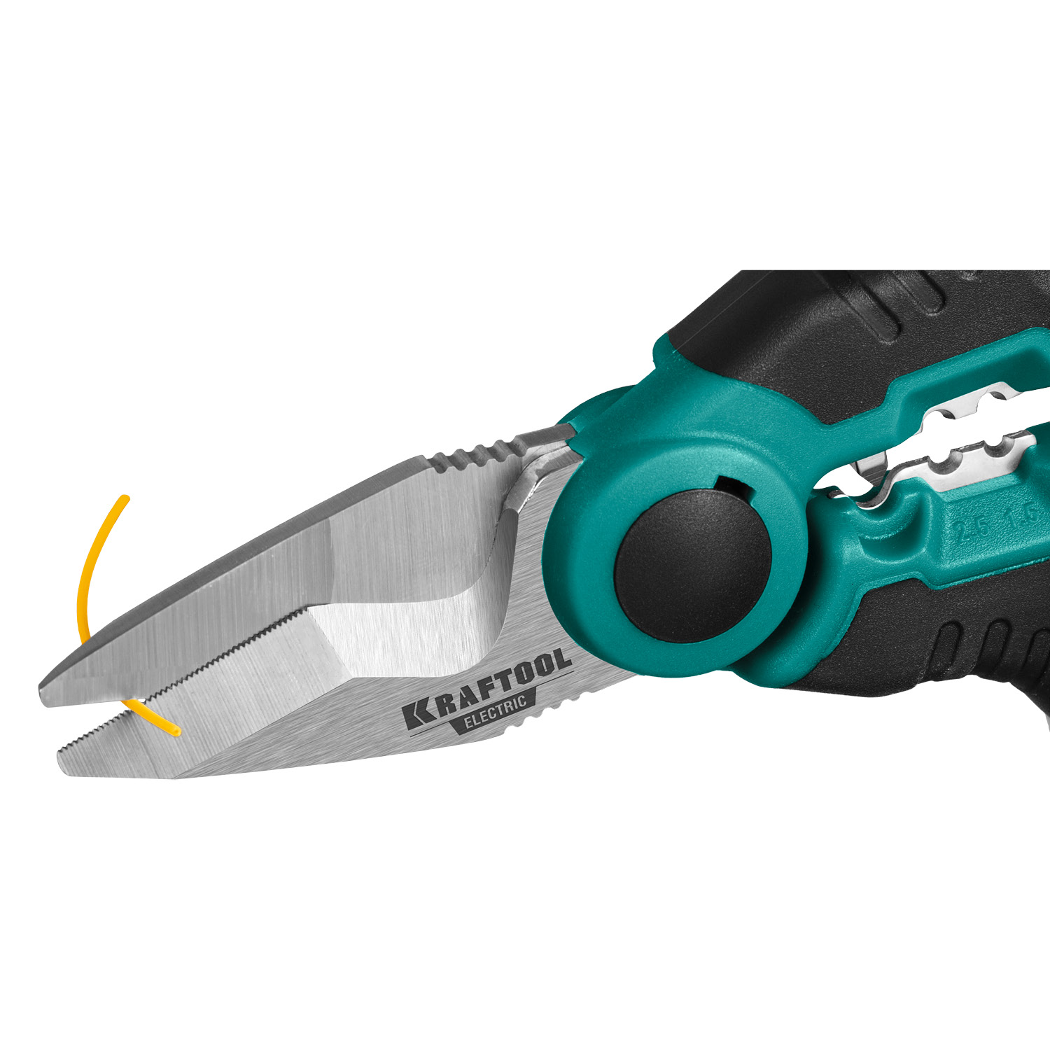 KRAFTOOL ELECTRIC, 4 в 1, 160 мм, с чехлом, ножницы электрика (23356) — фото 12
