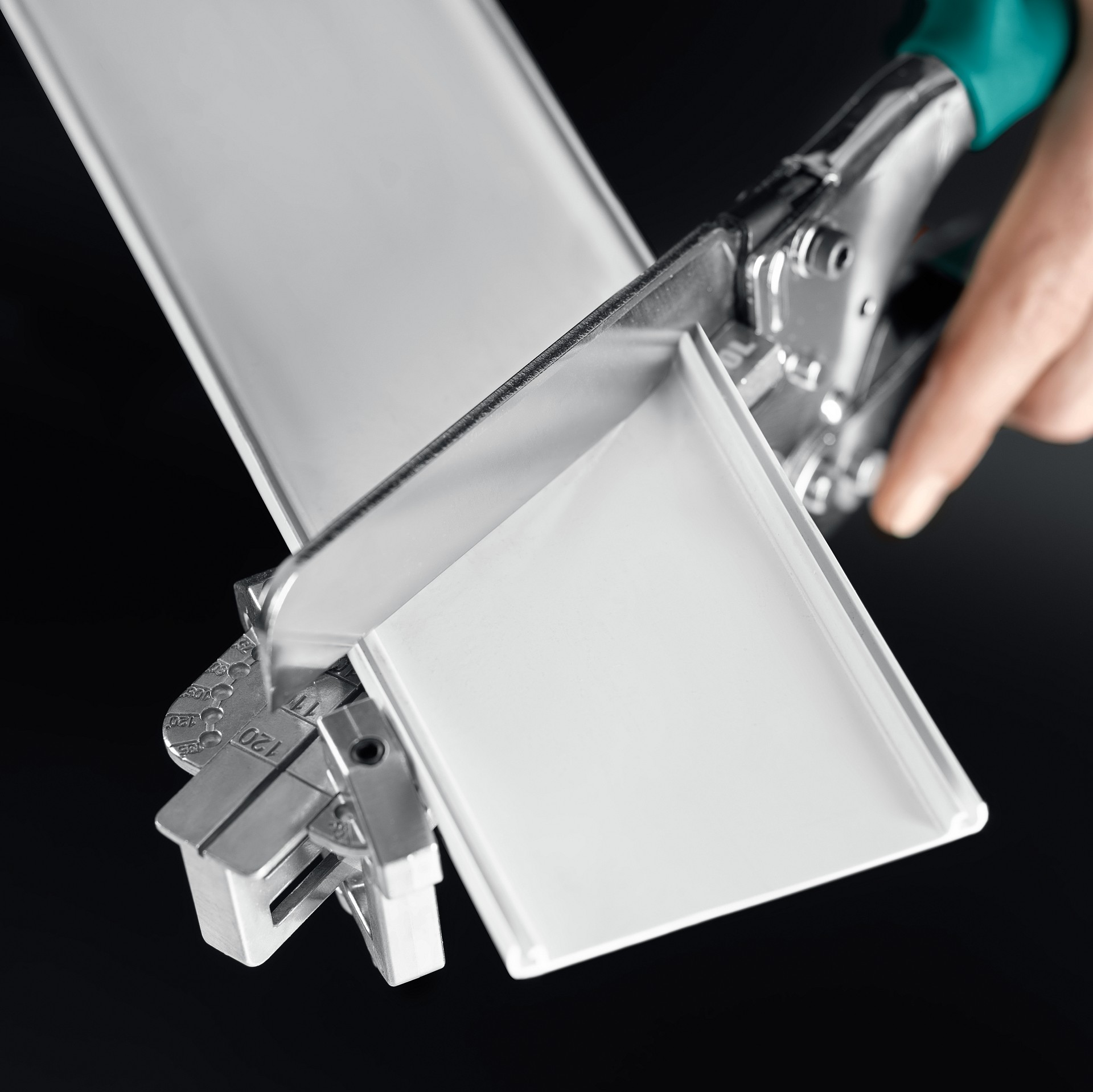 KRAFTOOL PELIKAN 120 до 120 мм, Удлиненные угловые ножницы для пластмассовых и резиновых профилей (23370) — фото 3