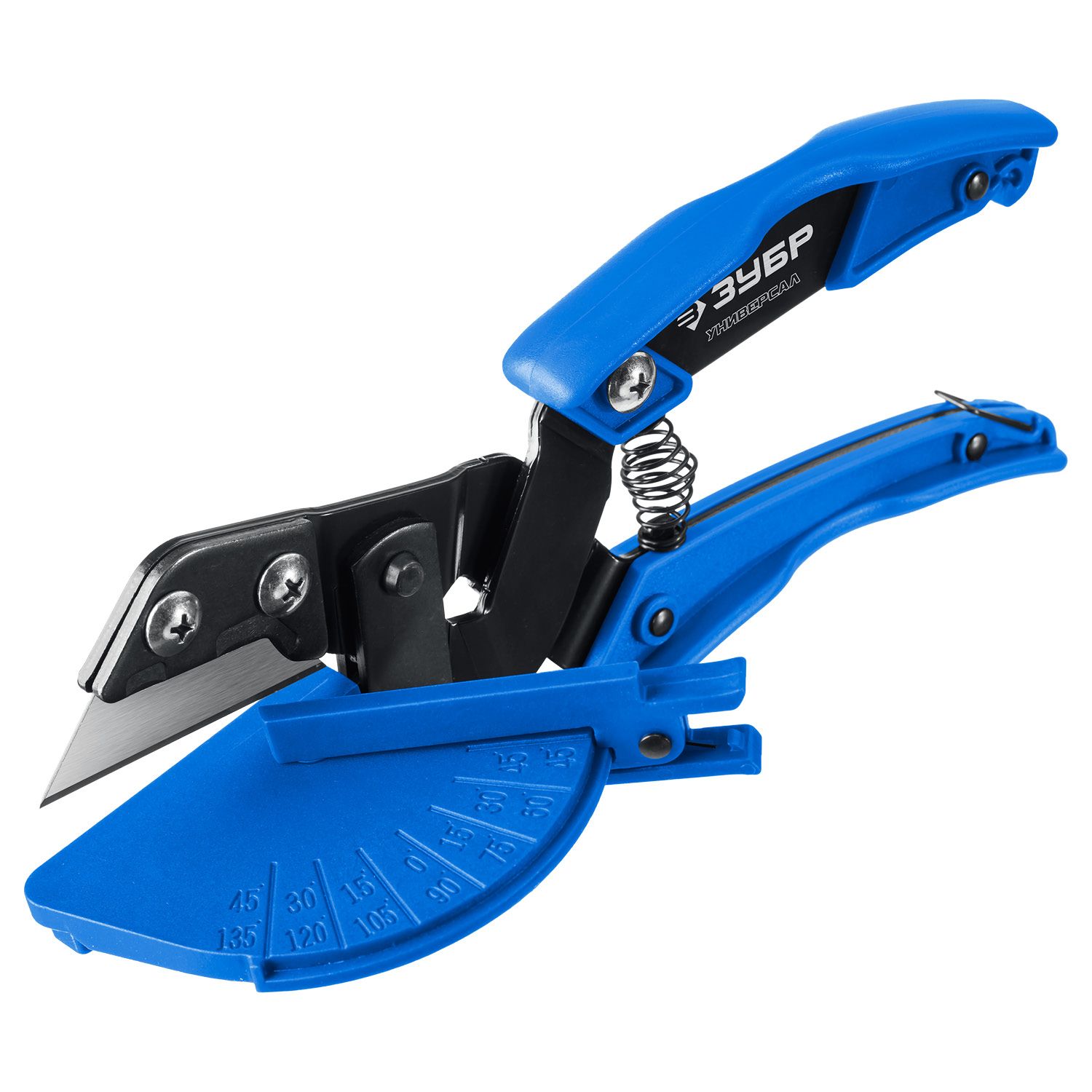 ЗУБР Универсал, для пластмассовых и резиновых профилей, угловые ножницы со сменным трапециевидным лезвием, Профессионал (23371) — фото 13