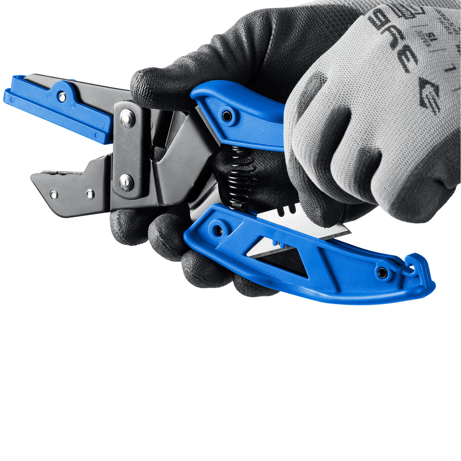 ЗУБР Универсал, для пластмассовых и резиновых профилей, угловые ножницы со сменным трапециевидным лезвием, Профессионал (23371) — фото 16