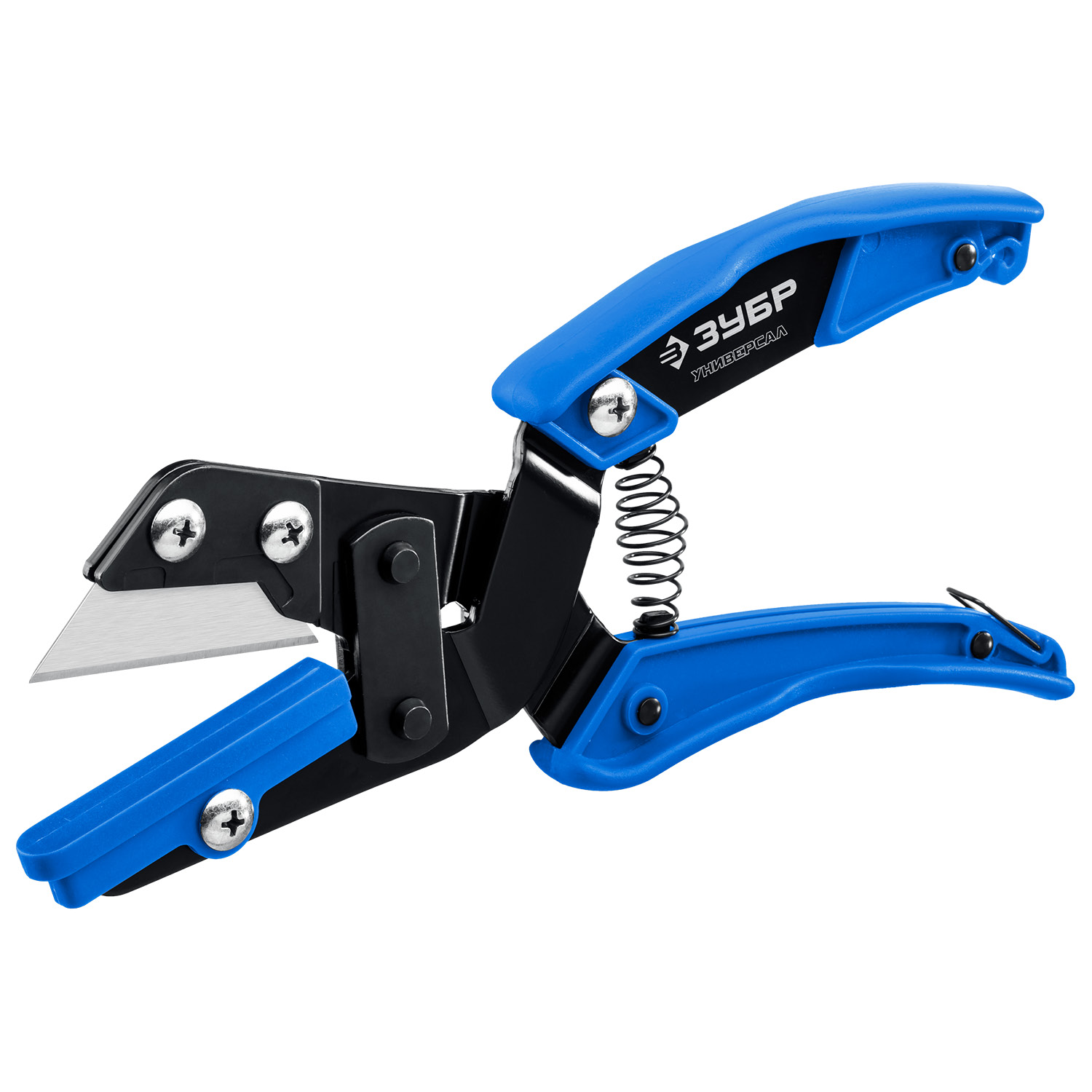ЗУБР Универсал, для пластмассовых и резиновых профилей, угловые ножницы со сменным трапециевидным лезвием, Профессионал (23371) — фото 8
