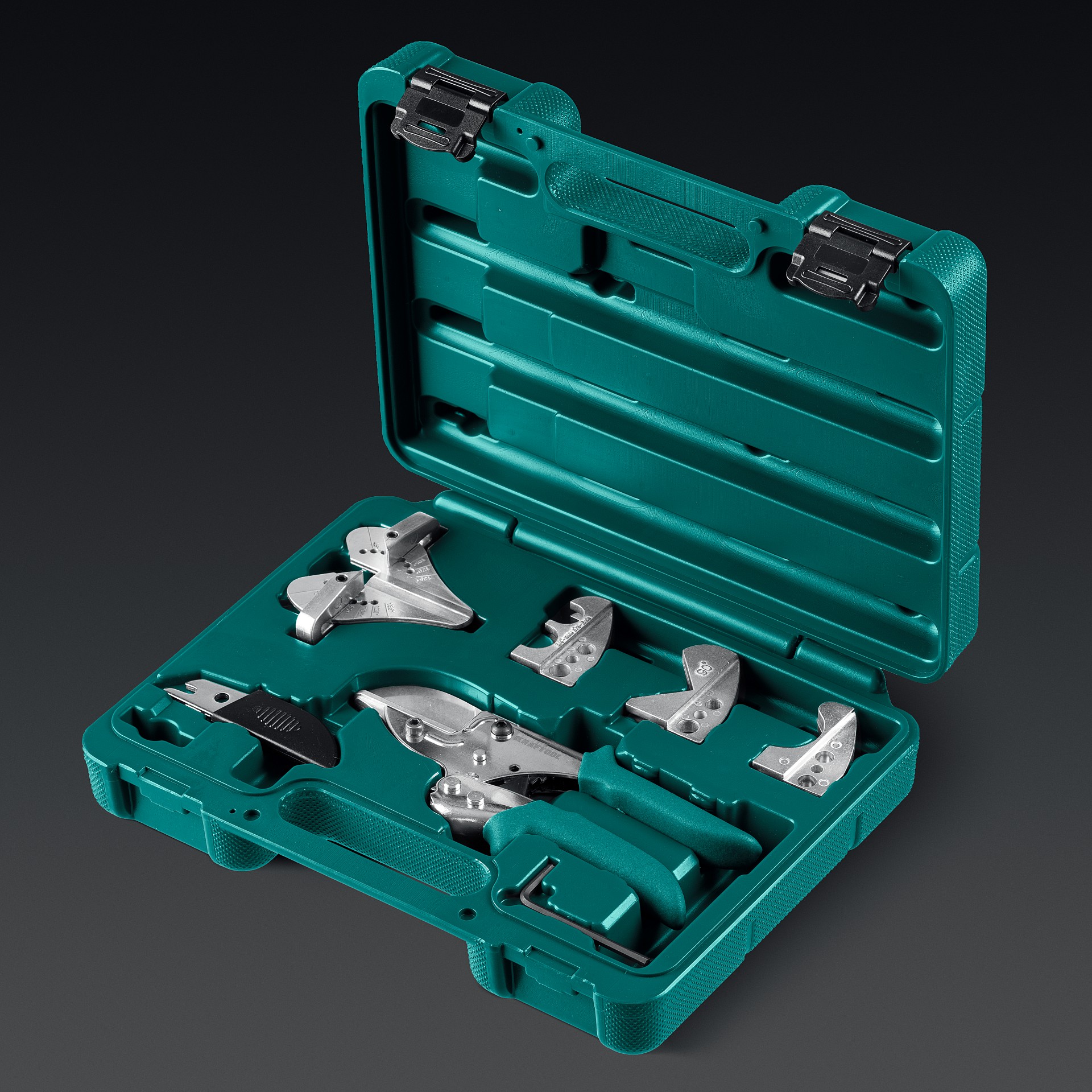 KRAFTOOL MC-12, для различных профилей из пластика и резины, с набором сменных губок, угловые ножницы (23372-12) — фото 2