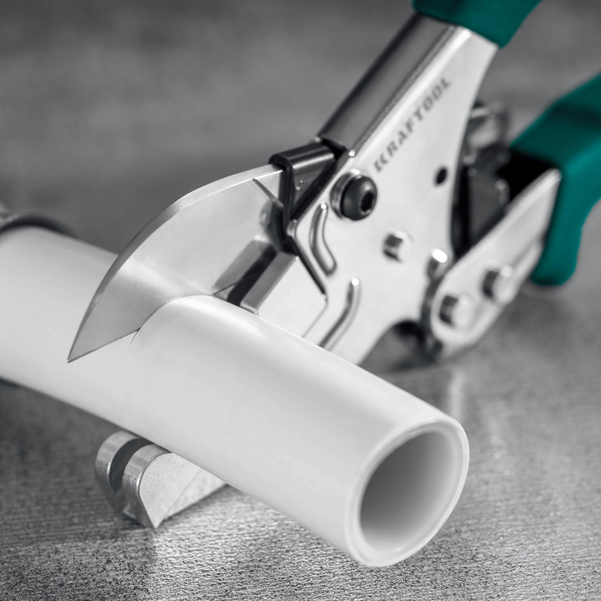 KRAFTOOL MC-12, для различных профилей из пластика и резины, с набором сменных губок, угловые ножницы (23372-12) — фото 5