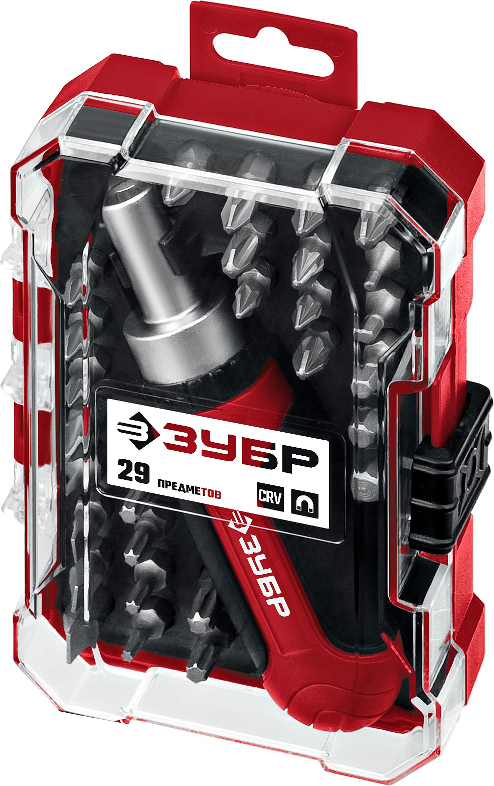 ЗУБР Мастер 29, 29 шт, набор: отвертка с насадками (25040) — фото 4