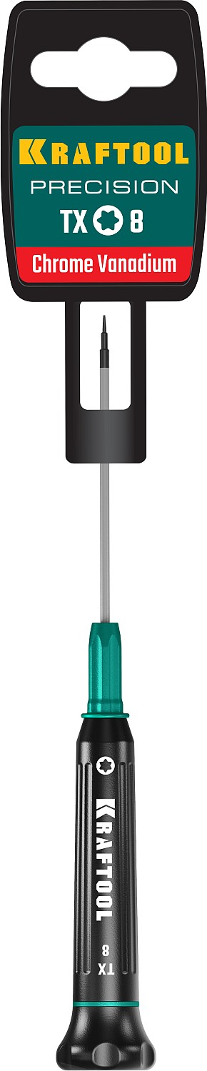 KRAFTOOL Precision TX8, отвертка для точных работ (25684-08) — фото 7
