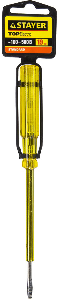 STAYER TOPElectro, 100 - 500 В, 190 мм, электрический пробник (2570-19) — фото 3