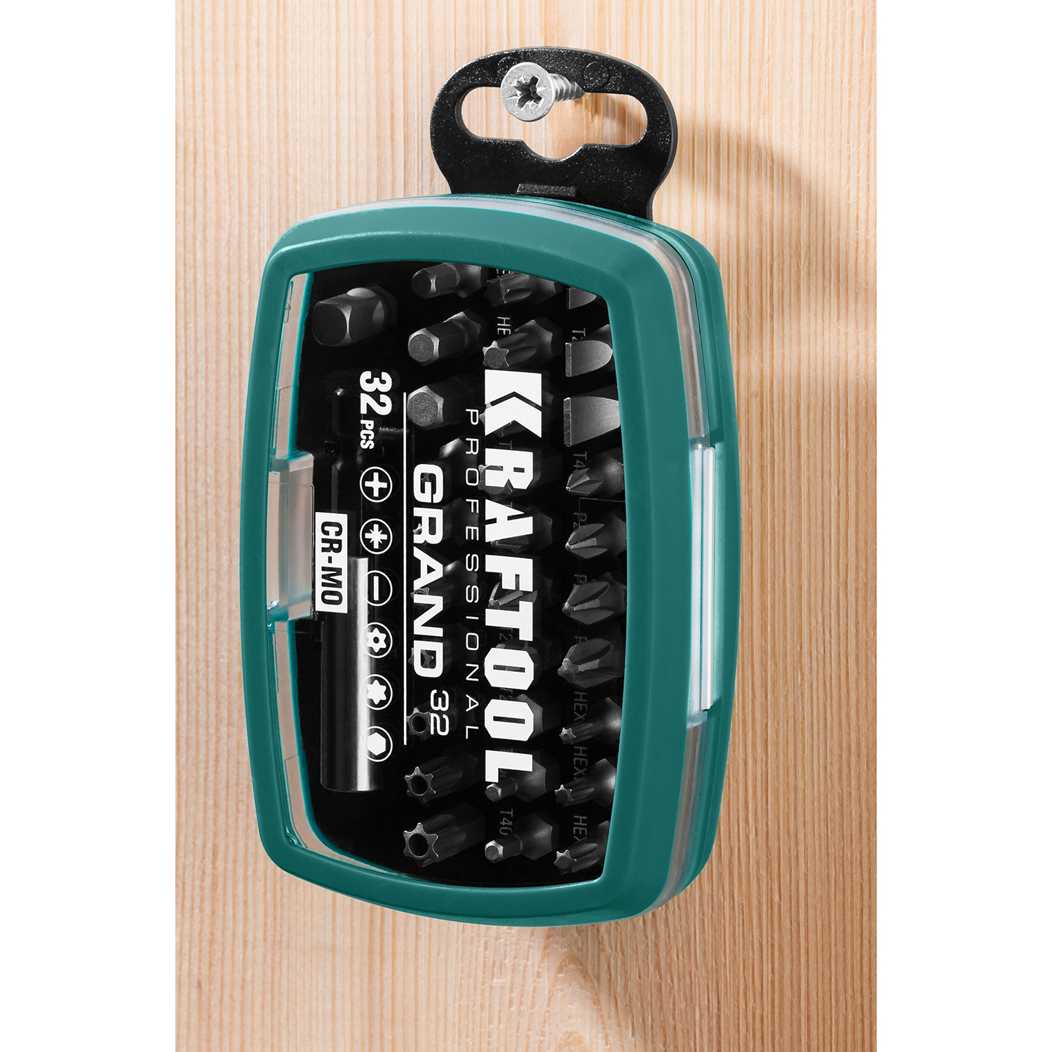 KRAFTOOL Grand-32, с магнитным адаптером 32 шт, набор бит (26083-H32) — фото 5