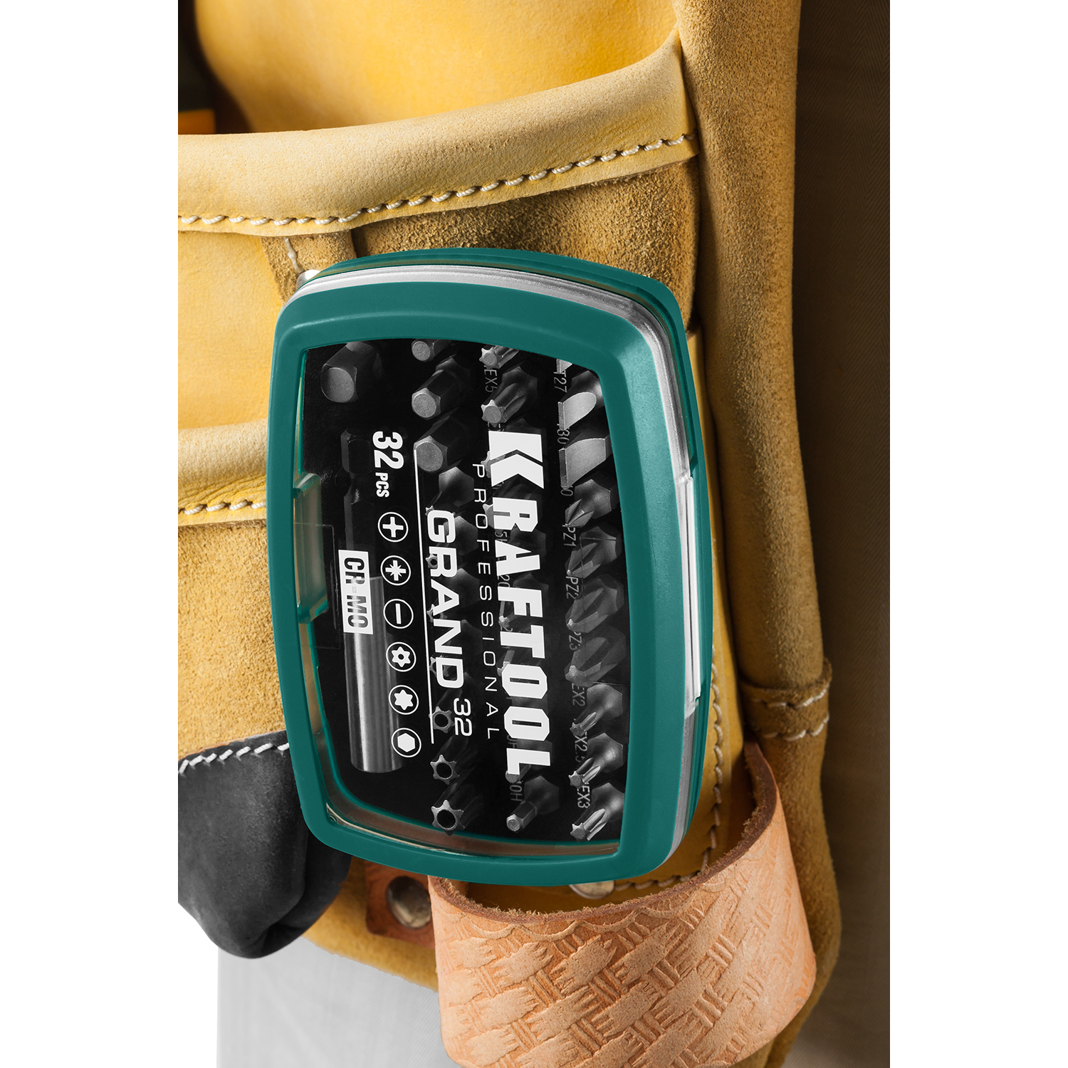 KRAFTOOL Grand-32, с магнитным адаптером 32 шт, набор бит (26083-H32) — фото 6