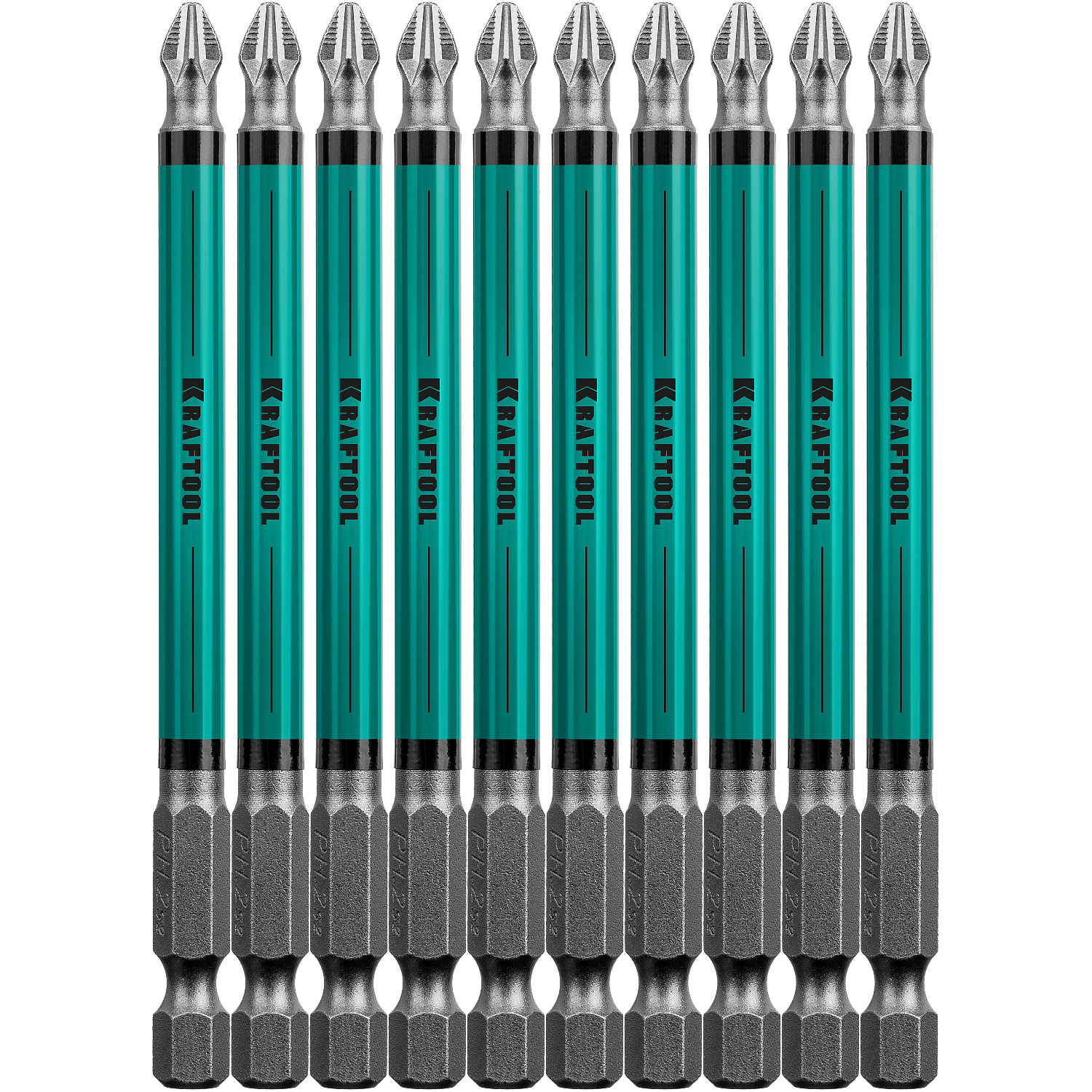 KRAFTOOL Optimum, PH2, 100 мм, 10 шт, биты (26122-2-100-10)