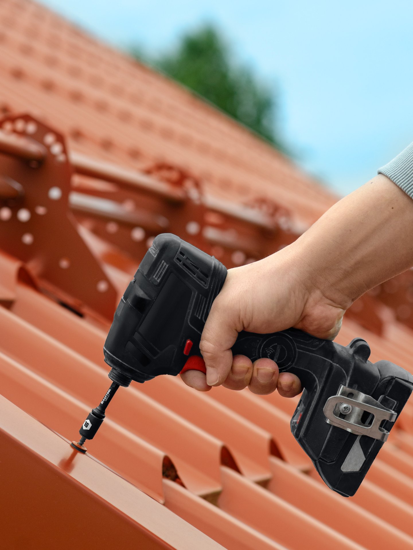 KRAFTOOL CLEAN “Nut driver”, 10 мм, бита с торцовой головкой (26371-10) — фото 3