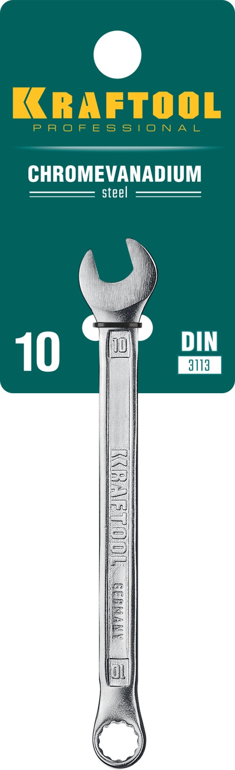 KRAFTOOL 10 мм, комбинированный гаечный ключ (27079-10) — фото 3