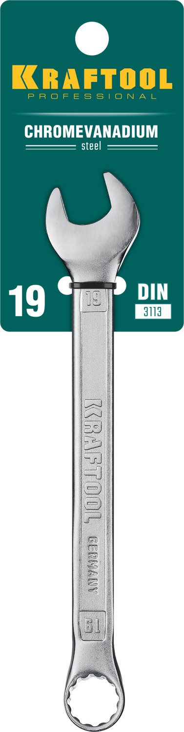 KRAFTOOL 19 мм, комбинированный гаечный ключ (27079-19) — фото 3