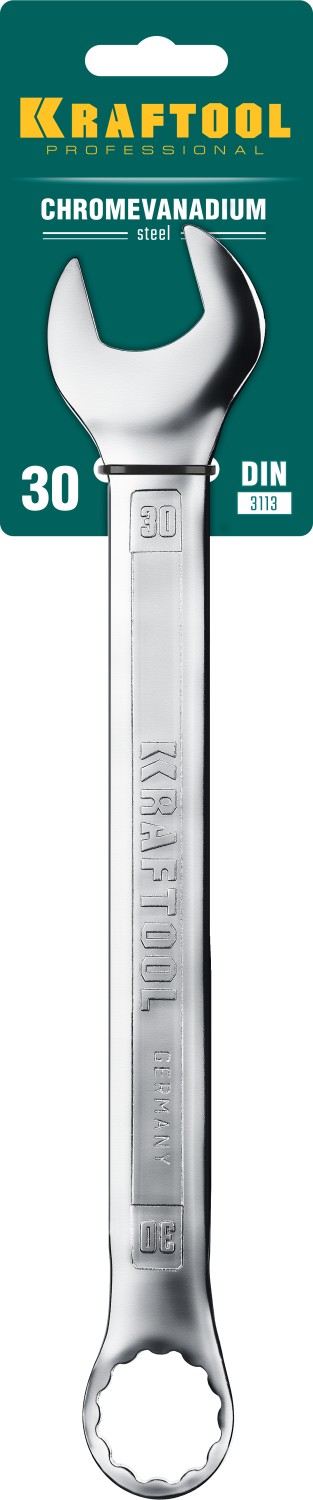KRAFTOOL 30 мм, комбинированный гаечный ключ (27079-30) — фото 3