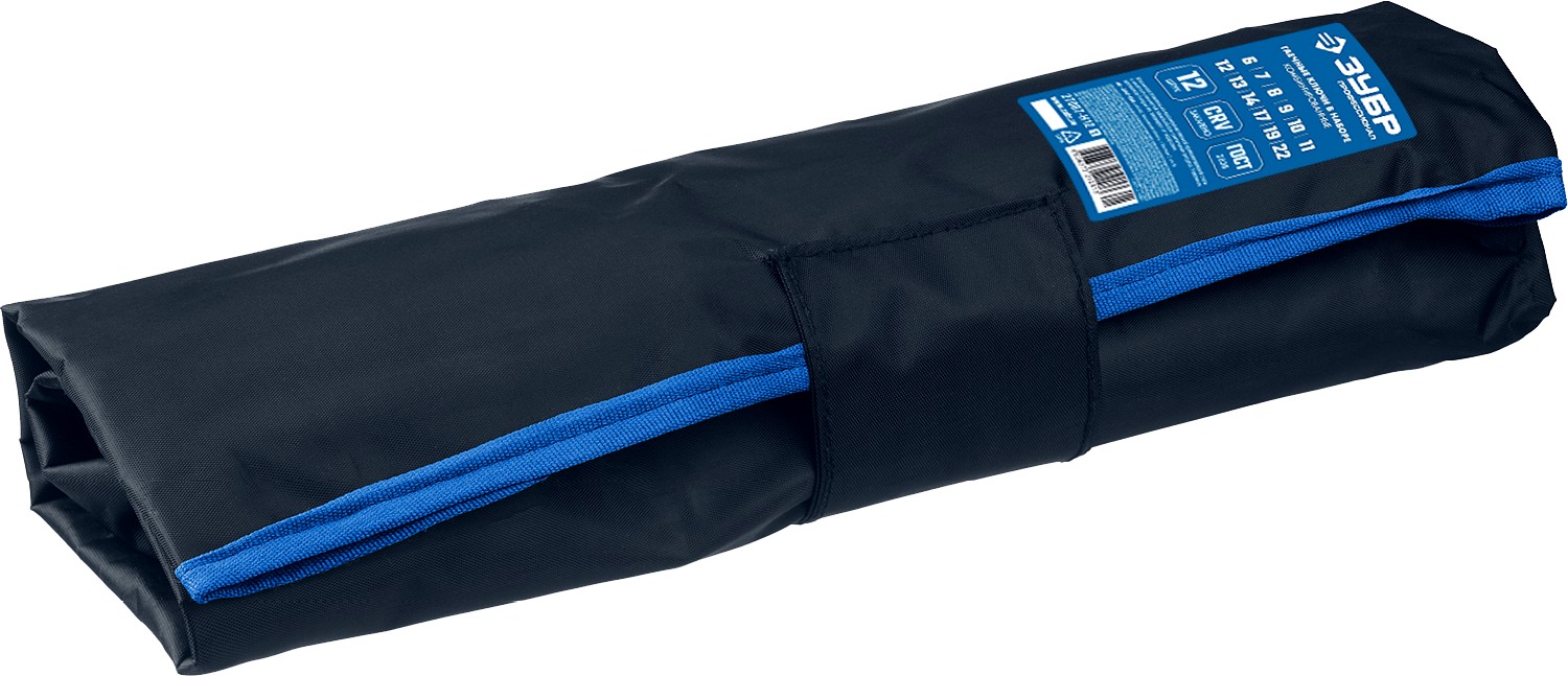 ЗУБР 12 шт, 6 - 22 мм, набор комбинированных гаечных ключей, Профессионал (27087-H12) — фото 3