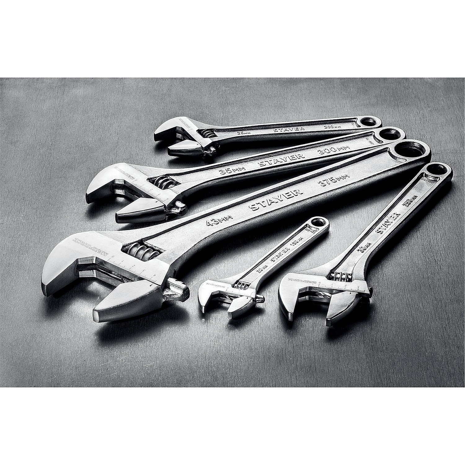 STAYER MAXFORCE, 200/25 мм, разводной ключ (2725-20) — фото 3