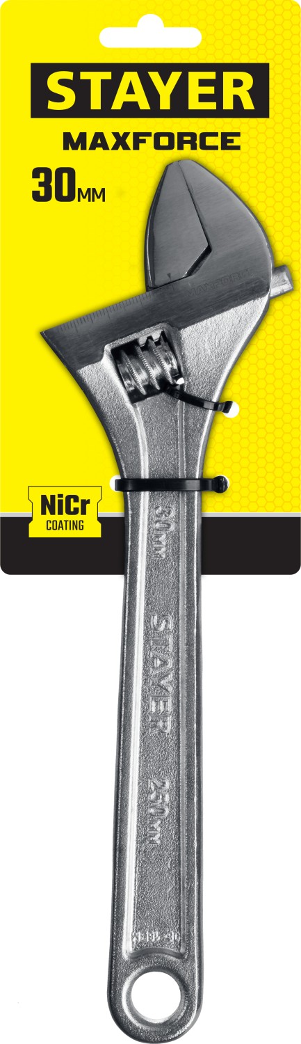 STAYER MAXFORCE, 250/30 мм, разводной ключ (2725-25) — фото 4