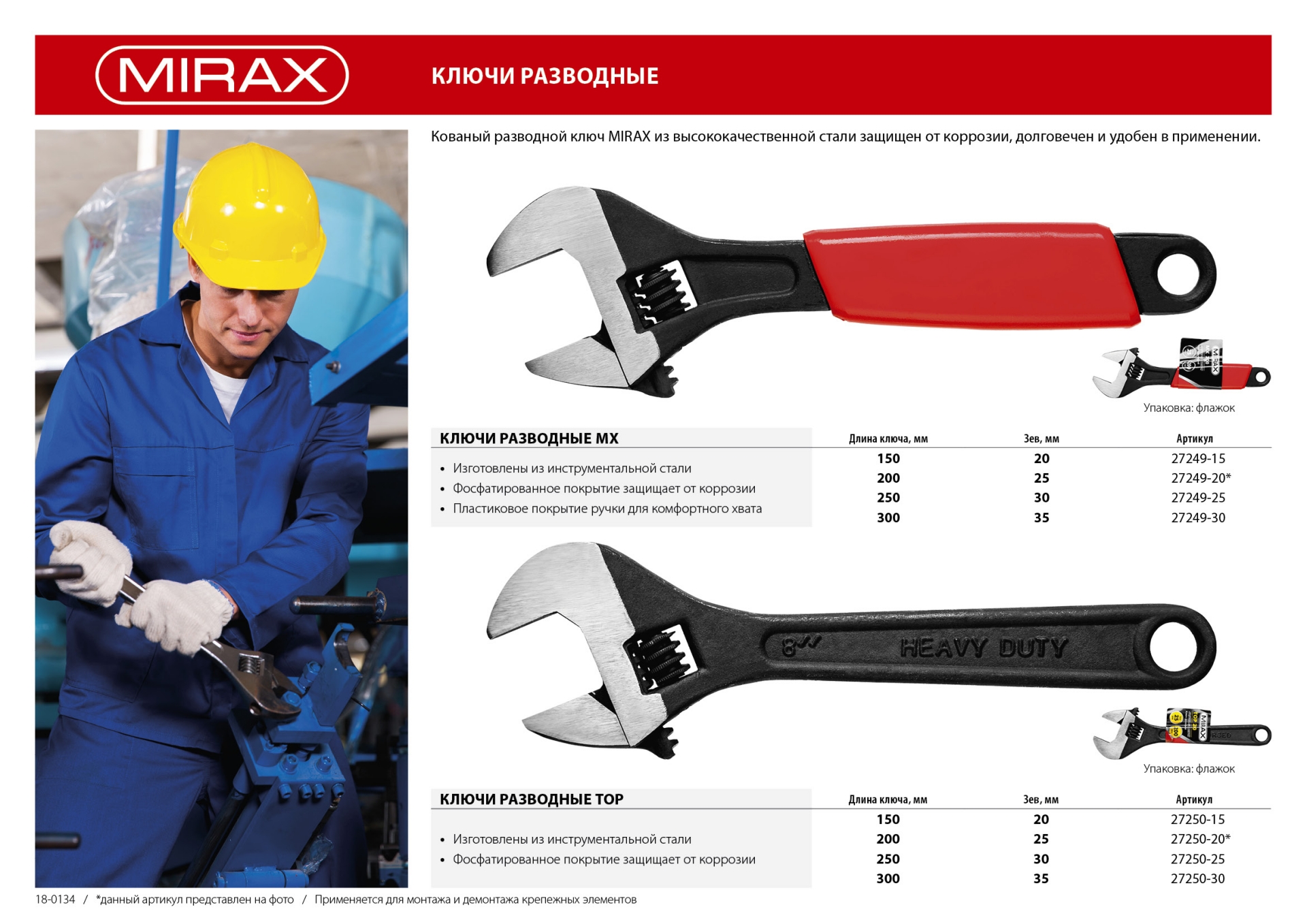 MIRAX TOP, 200/25 мм, разводной ключ (27250-20) — фото 4