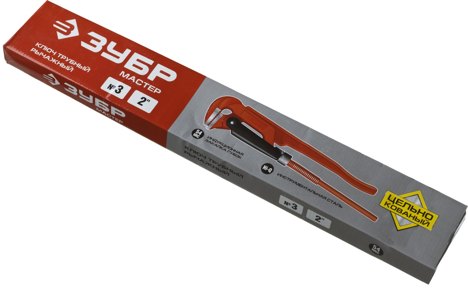 ЗУБР №3, 2″, 560 мм, трубный ключ с прямыми губками (27314-3) — фото 3