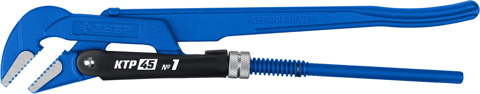 ЗУБР КТР-45, №1, 1″, 330 мм, трубный ключ, Профессионал (27337-1) — фото 3