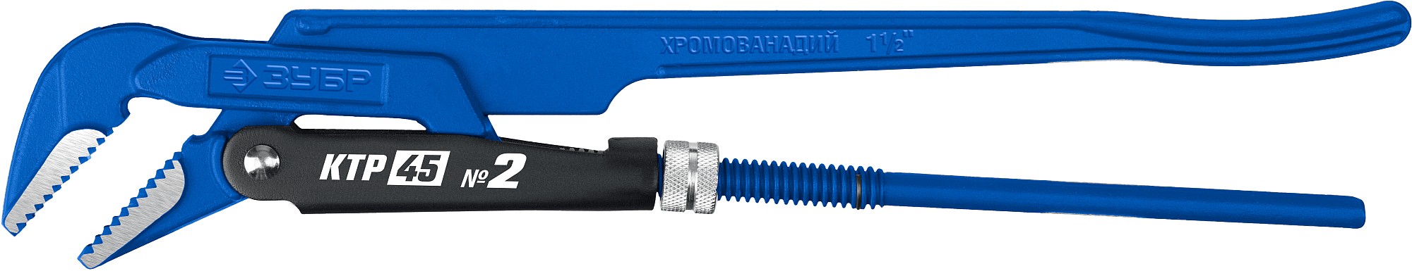 ЗУБР КТР-45, №2, 1.5″, 440 мм, трубный ключ, Профессионал (27337-2) — фото 3