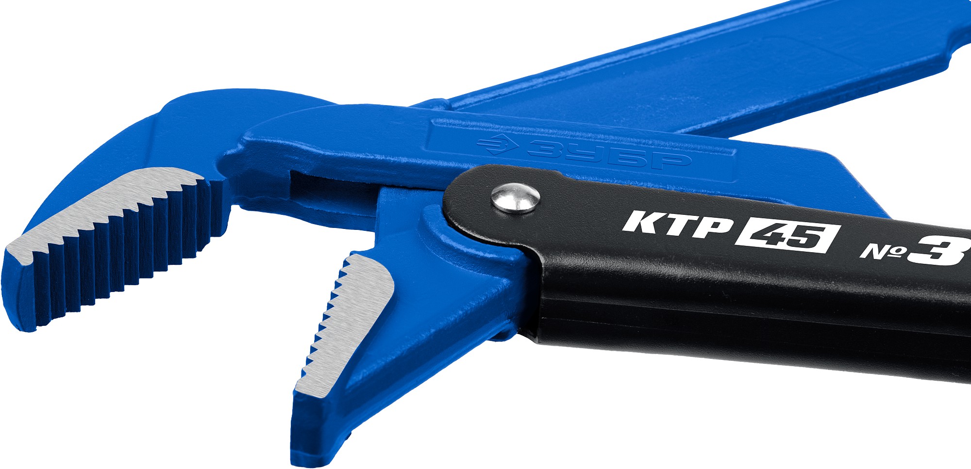 ЗУБР КТР-45, №3, 2″, 560 мм, тип ″Т″, трубный ключ с изогнутыми губками, Профессионал (27337-3) — фото 4