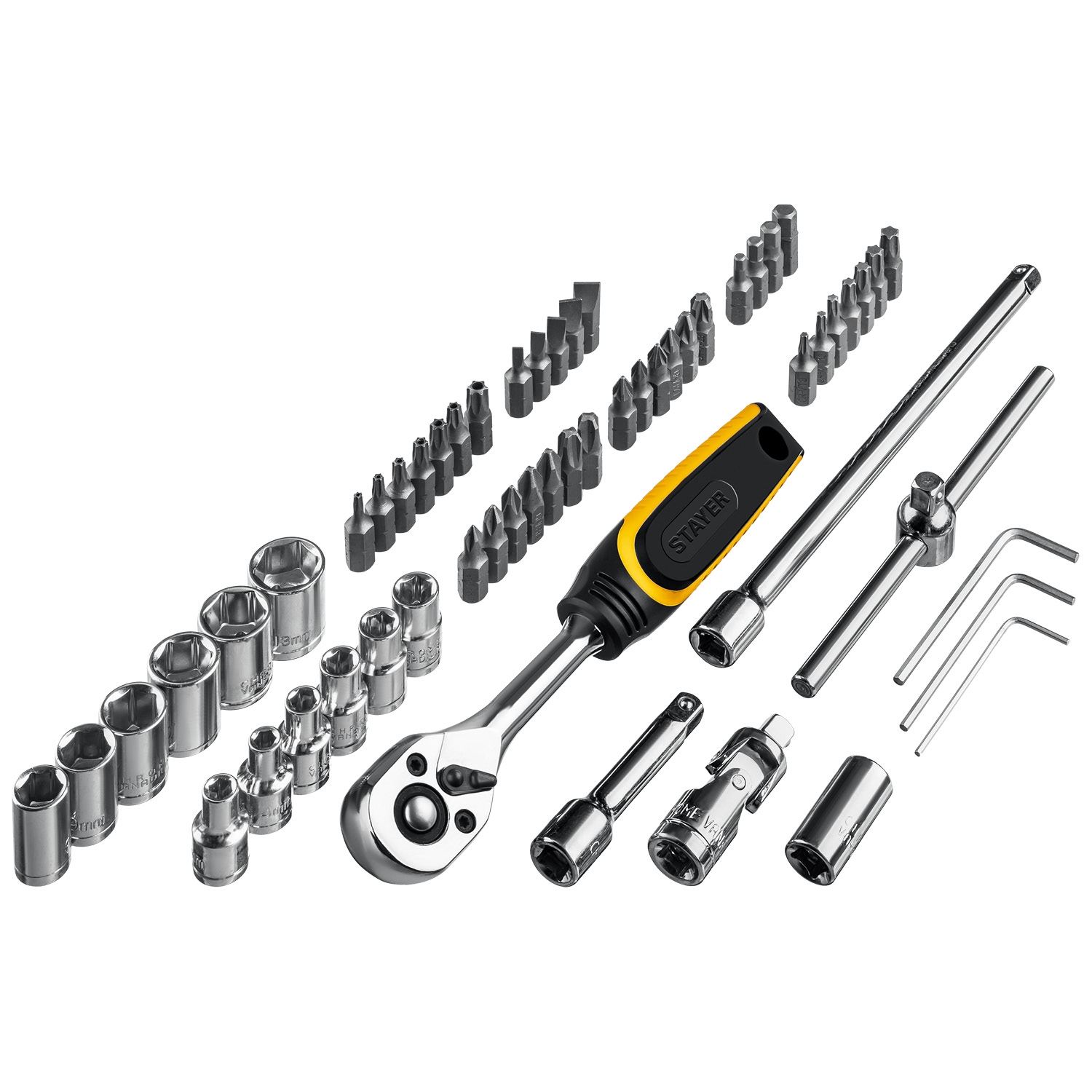 STAYER Auto 57, 57 шт, универсальный набор инструмента (27760-H57) — фото 7