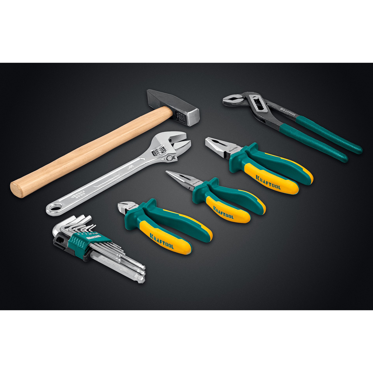 KRAFTOOL GRAND-131, 131 предм., (1/2″+1/4″), универсальный набор инструмента (27978-H131) — фото 5