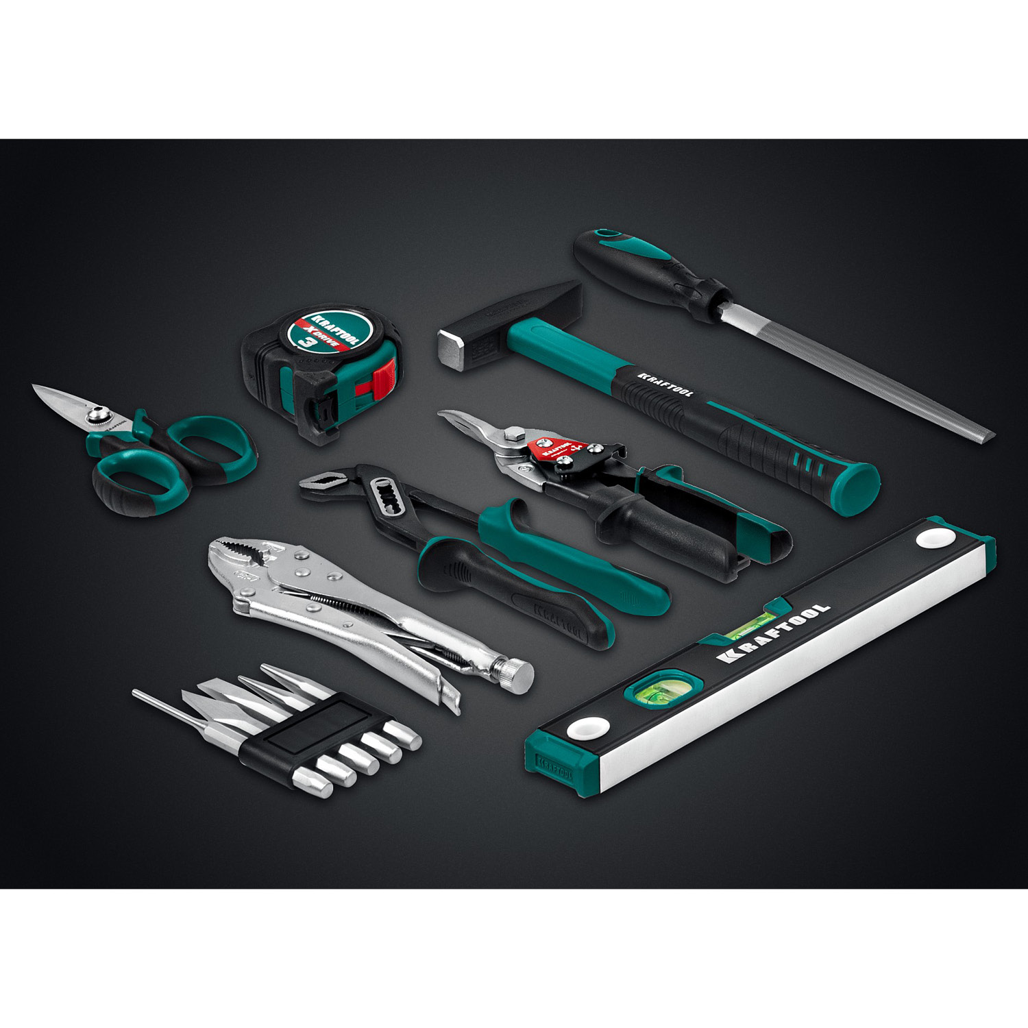 KRAFTOOL GRAND-152, 152 предм., (1/2″+1/4″), Универсальный набор инструмента (27978-H152) — фото 5