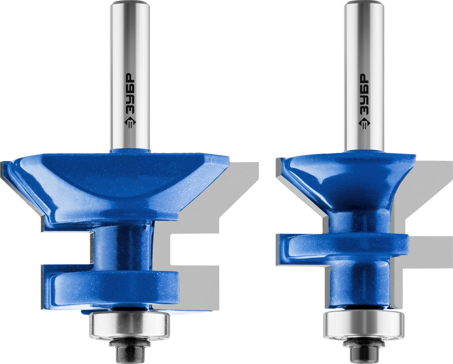 ЗУБР 50 x 30 мм, хвостовик 8 мм, набор фрез для вагонки, Профессионал (28770-50-H2) — фото 3