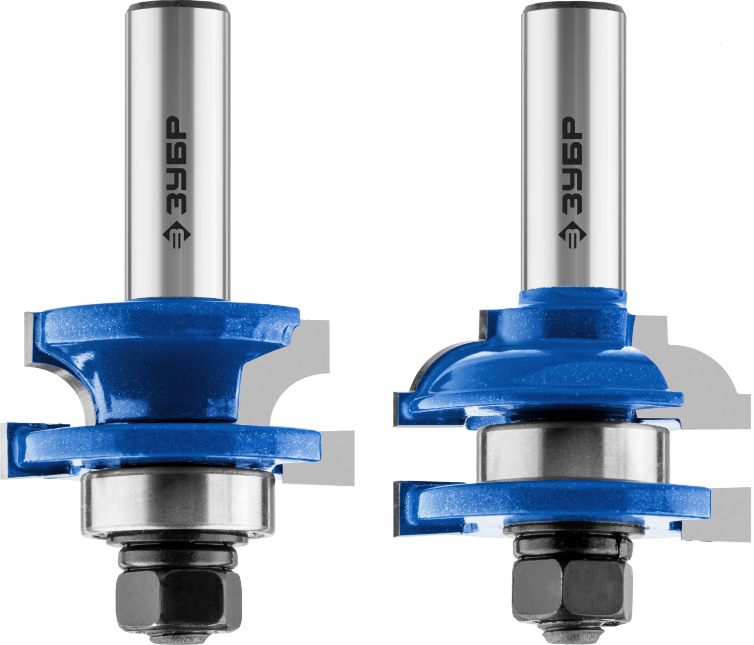 ЗУБР 41 x 23 мм, хвостовик 12 мм, набор фрез рамочных №2, Профессионал (28772-41.3-H2) — фото 3
