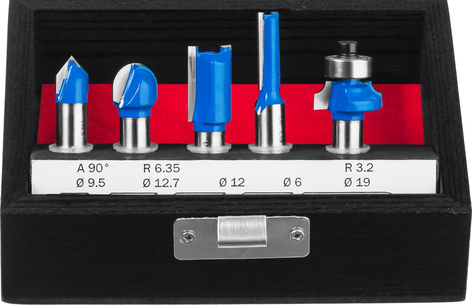 ЗУБР 5 шт, набор профильных фрез по дереву, Профессионал (28795-H5) — фото 3