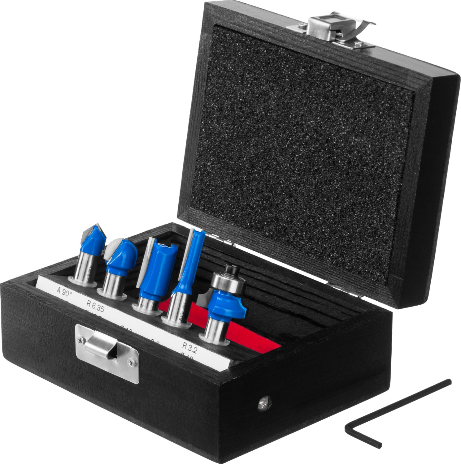 ЗУБР 5 шт, набор профильных фрез по дереву, Профессионал (28795-H5) — фото 4