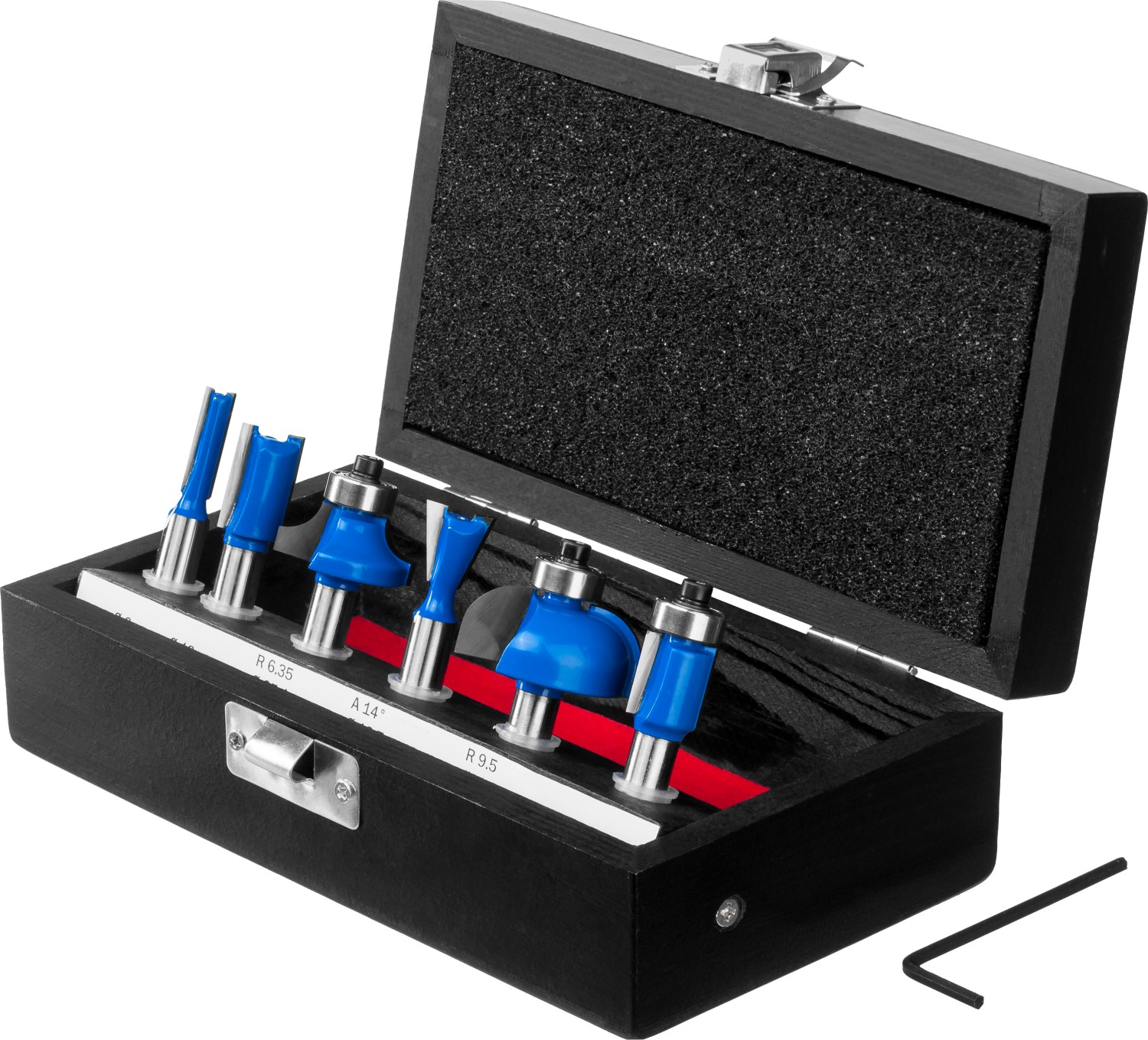 ЗУБР 6 шт, набор профильных фрез по дереву, Профессионал (28795-H6) — фото 4