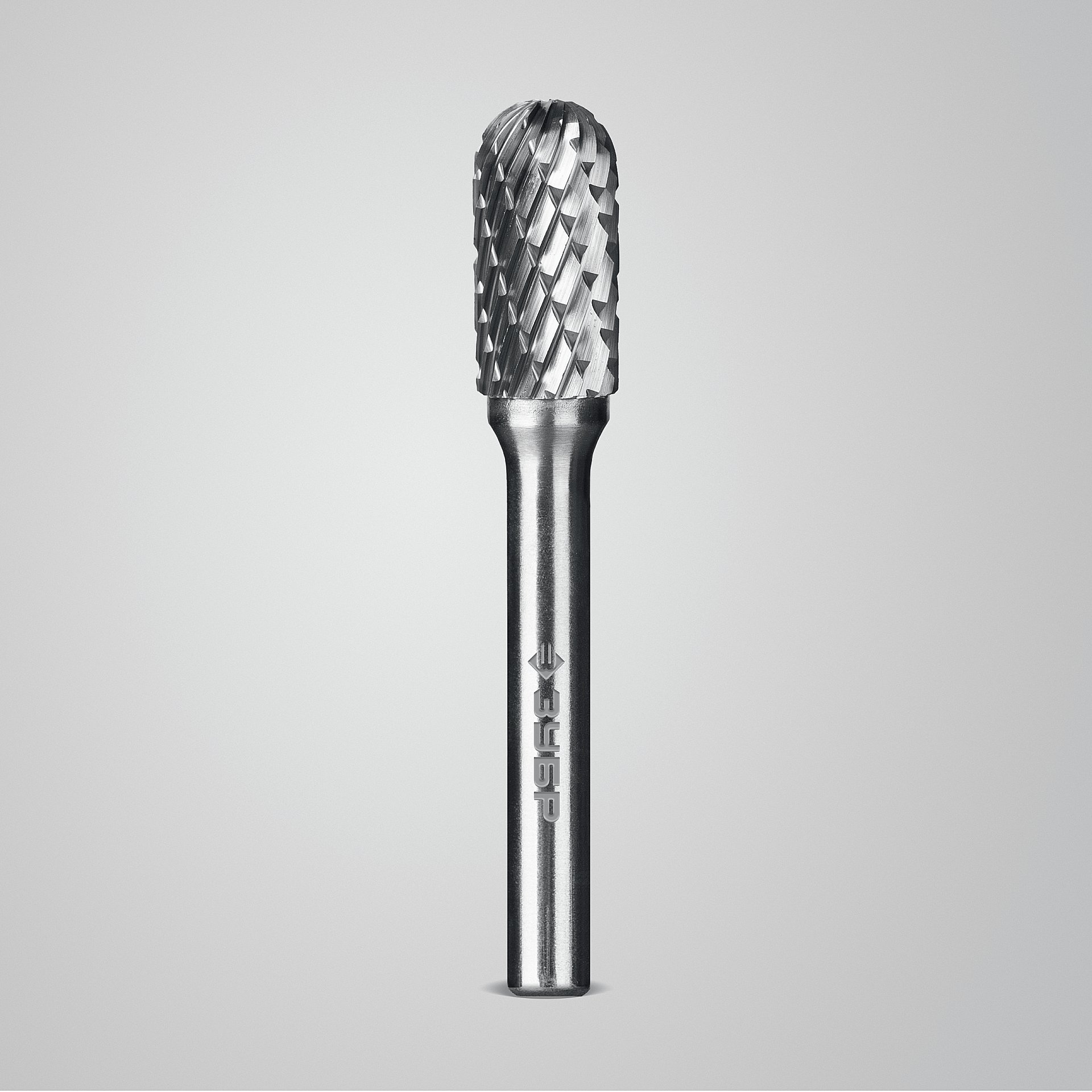 ЗУБР 10х20 мм, тип C (цилиндр со сферическим концом), хв-к 6 мм, твердосплавная борфреза, ПРОФЕССИОНАЛ (28802-10-20) — фото 3