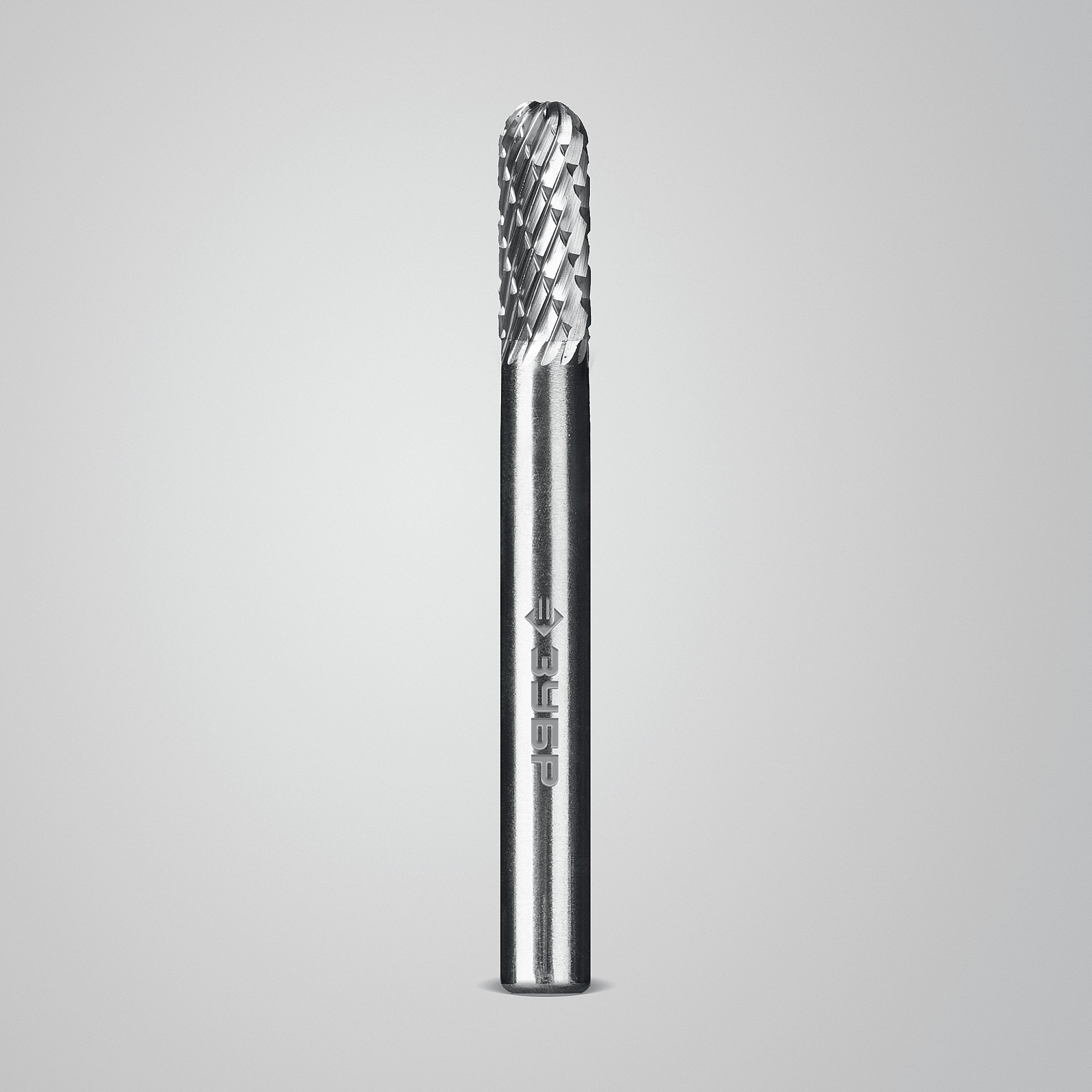 ЗУБР 6х16 мм, тип C (цилиндр со сферическим концом), хв-к 6 мм, твердосплавная борфреза, ПРОФЕССИОНАЛ (28802-6-16) — фото 3