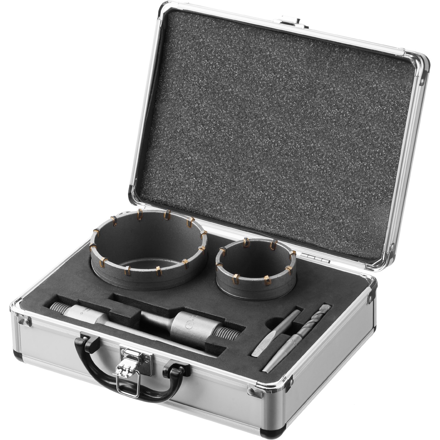 ЗУБР d 68, 100 мм, Alu кейс, набор коронок по бетону с оснасткой, Профессионал (29185-H2-2) — фото 5