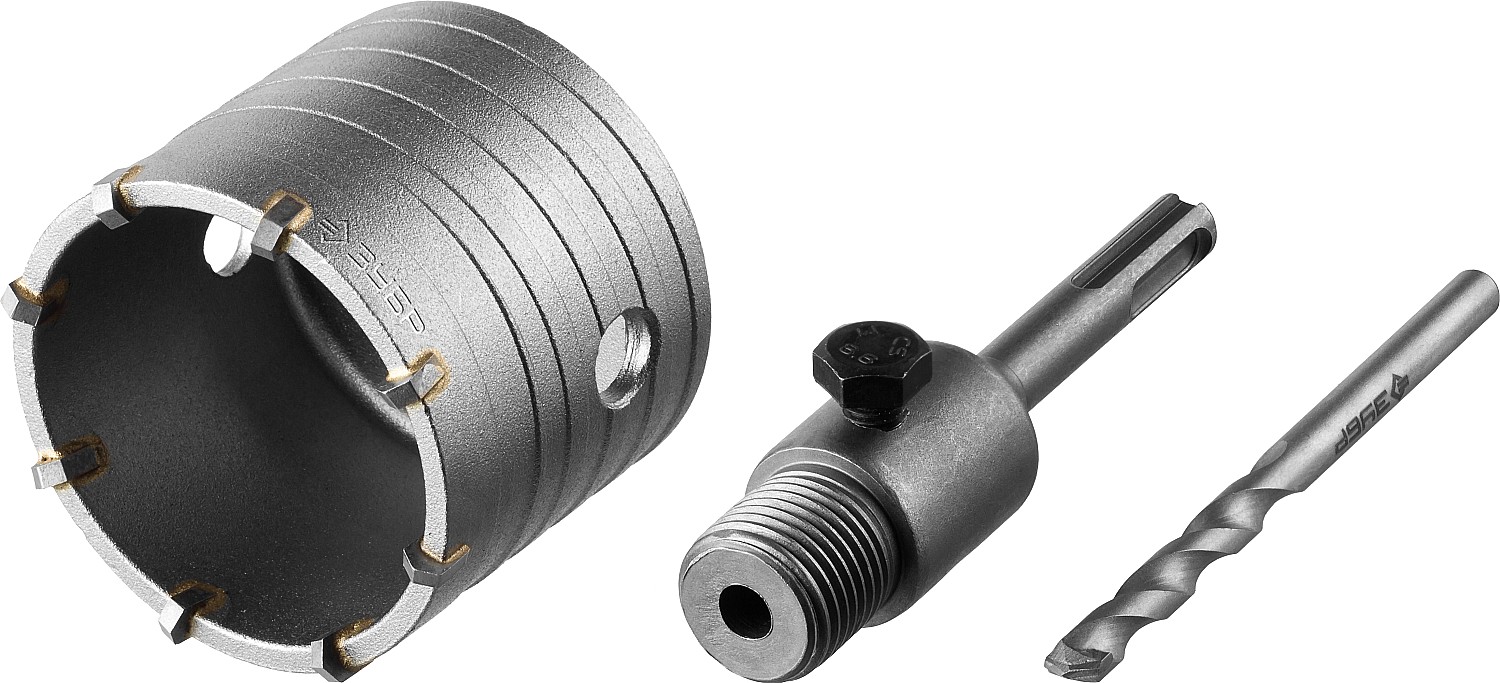 ЗУБР 65 мм, SDS - Plus, 8Т, коронка по бетону с оснасткой (29211-65) — фото 3