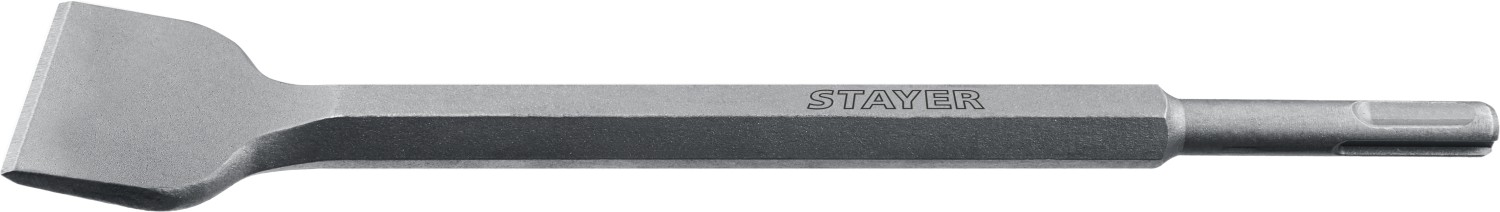 STAYER Gorilla Force, 40 х 250 мм, SDS-Plus, плоское изогнутое зубило, Professional (29354-40-250)