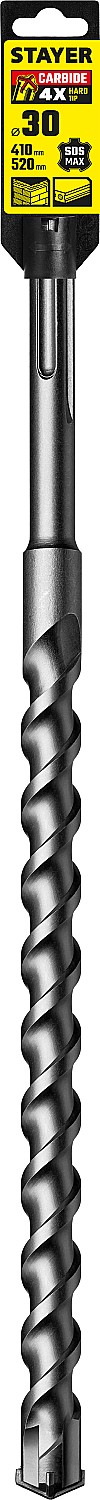 STAYER Hercules-4Х, 30 x 410/520 мм, SDS-max бур, Professional (29370-410-30) — фото 4