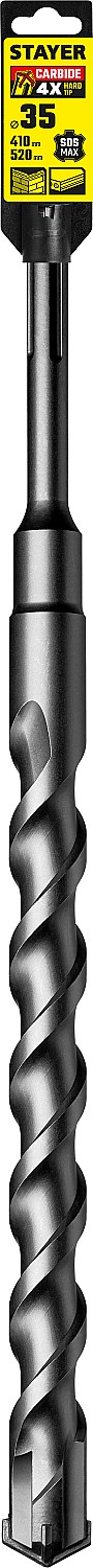 STAYER Hercules-4Х, 35 x 410/520 мм, SDS-max бур, Professional (29370-410-35) — фото 4
