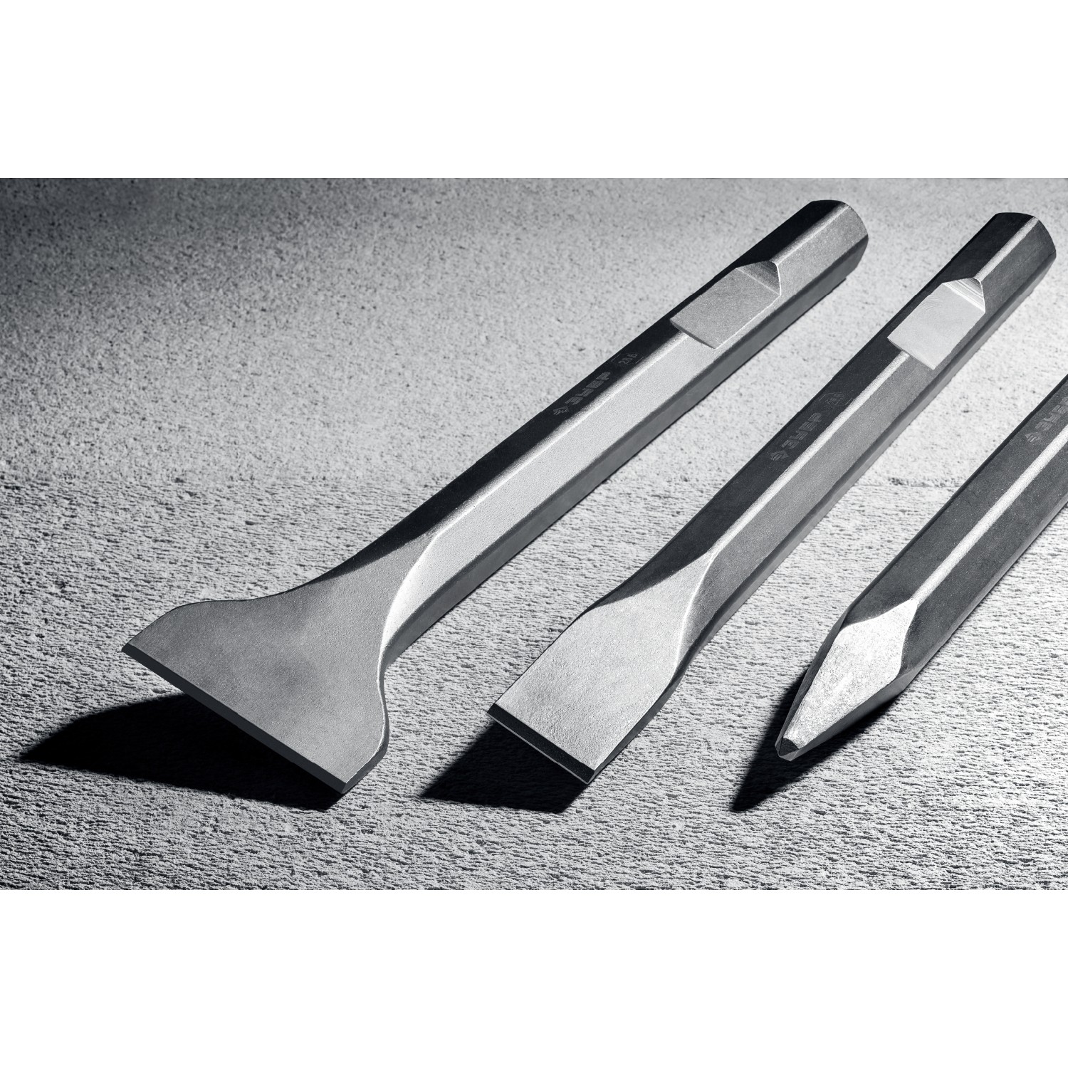 ЗУБР БУРАН, 35 х 400 мм, HEX 28, плоское зубило (29380-35-400) — фото 5