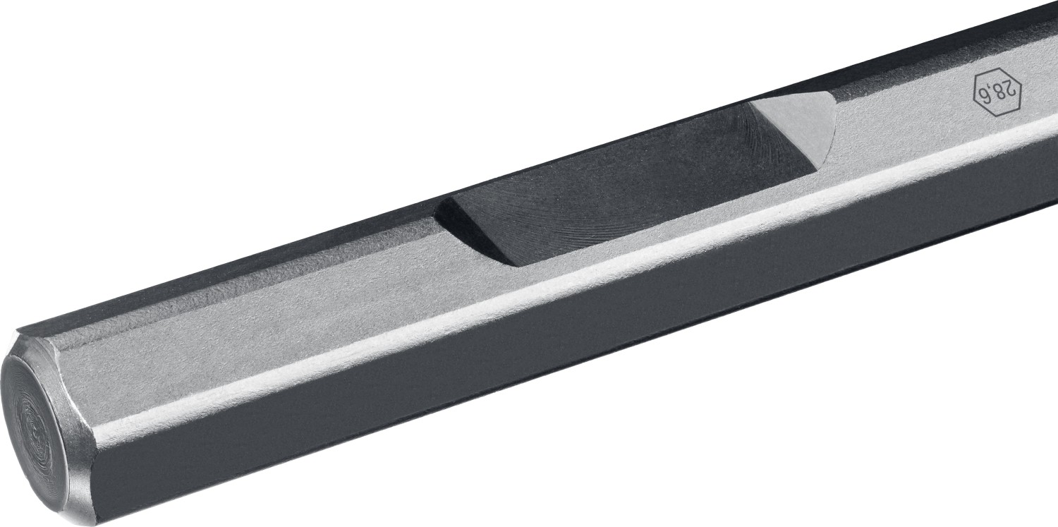 ЗУБР БУРАН, 80 х 400 мм, HEX 28, лопаточное зубило (29380-80-400) — фото 4