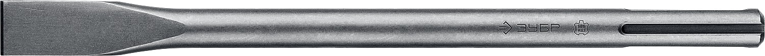 ЗУБР БУРАН, 25 x 400 мм, SDS-max, плоское зубило, Профессионал (29382-25-400)